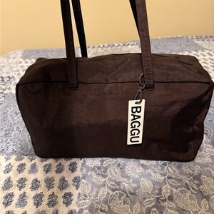 BAGGU Bowler Bag Chocolate Plum